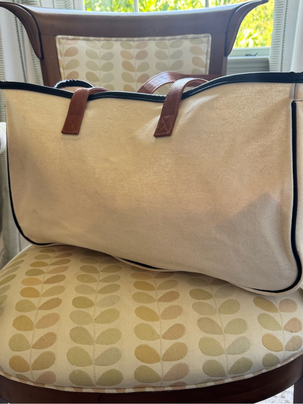 Wantable Raise Good Humans Large Canvas Tote Bag - Picture 3 of 4